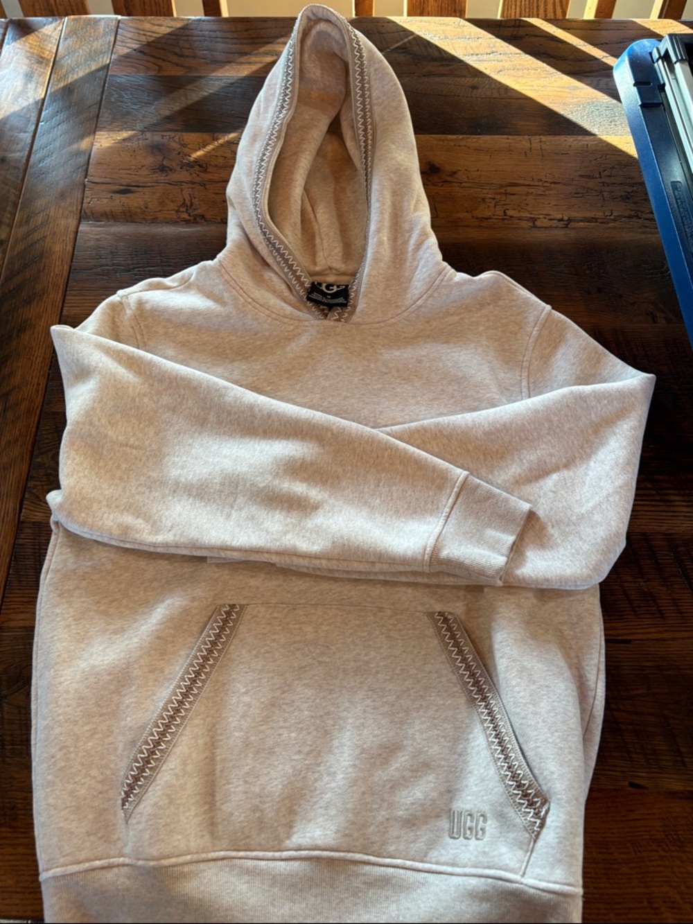 UGG Men's Pullover Hoodie in Light Tan